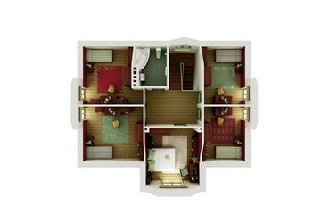  Projekt domu Ślężan (663) (KRD1329) - projekt domu parterowego z poddaszem - Zdjęcie 10