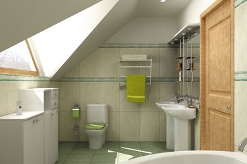  Projekt domu Wodnik (711) (KRD1489) - projekt domu parterowego z poddaszem - Zdjęcie 6