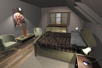  Projekt domu Żwirek - murowana – ceramika (KRD1495) - projekt domu parterowego z poddaszem - Zdjęcie 4