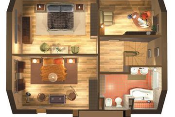  Projekt domu Żwirek - murowana – ceramika (KRD1495) - projekt domu parterowego z poddaszem - Zdjęcie 8