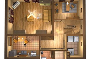  Projekt domu Żwirek - murowana – ceramika (KRD1495) - projekt domu parterowego z poddaszem - Zdjęcie 9