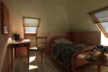  Projekt domu Amadej (827) (KRD1582) - projekt domu parterowego z poddaszem - Zdjęcie 3