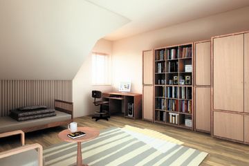  Projekt domu Celesta-2 (1255) (KRD2495) - projekt domu parterowego z poddaszem - Zdjęcie 9