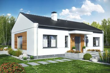  Projekt domu Terrier 6 bez garażu (WRL1051) - projekt domu parterowego - Zdjęcie 3