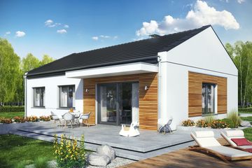  Projekt domu Terrier 6 bez garażu (WRL1051) - projekt domu parterowego - Zdjęcie 2