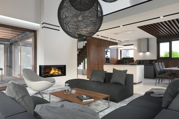  Projekt domu HomeKoncept 53 (KRX1067) - projekt domu parterowego z poddaszem - Zdjęcie 6