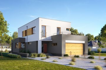  Projekt domu E-204 (WAX1108) - projekt domu z pełnym piętrem - Zdjęcie 3