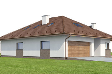  Projekt domu Leno V TERMO (KRH1440) - projekt domu parterowego z poddaszem - Zdjęcie 5