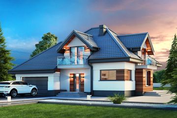  Projekt domu Alicja N 2G+ (BSB1131) - projekt domu parterowego z poddaszem - Zdjęcie 4