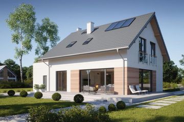  Projekt domu N8-G1 (KKG1000) - projekt domu parterowego z poddaszem - Zdjęcie 3