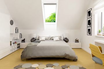  Projekt domu Agatka II z garażem 2-st. [A1] (WRF1405) - projekt domu parterowego z poddaszem - Zdjęcie 6