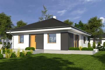  Projekt domu Bogna bez garażu [B] (WRF1861) - projekt domu parterowego - Zdjęcie 1