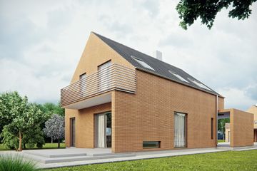  Projekt domu House 12.1 (WRG1066) - projekt domu parterowego z poddaszem - Zdjęcie 3