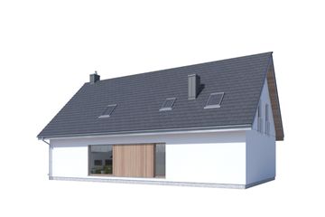  Projekt domu Dostępny 6 (WAW1099) - projekt domu parterowego z poddaszem - Zdjęcie 4