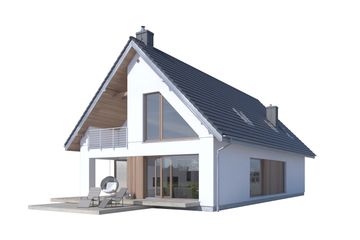  Projekt domu Dostępny 6 (WAW1099) - projekt domu parterowego z poddaszem - Zdjęcie 5