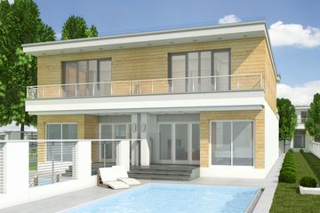  Projekt domu Long II z garażem 1-st. bliźniak [A-BL2] (WRF1865) - projekt domu z pełnym piętrem - Zdjęcie 2