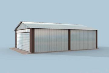  Projekt budynku gospodarczego GB22 projekt budynku gospodarczego (SLN2126) - projekt budynku parterowego - Zdjęcie 3