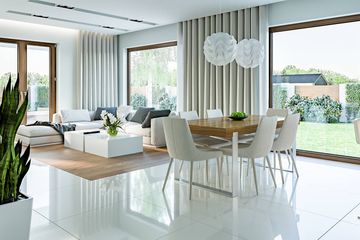  Projekt domu HomeKoncept-03 B (KRX1060) - projekt domu parterowego z poddaszem - Zdjęcie 12