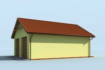  Projekt budynku gospodarczego G200 budynek gospodarczy (SLN1978) - projekt budynku parterowego - Zdjęcie 4