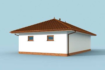  Projekt budynku gospodarczego G252 budynek gospodarczy (SLN2036) - projekt budynku parterowego - Zdjęcie 4