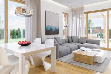  Projekt domu HomeKoncept 23 (KRX1023) - projekt domu parterowego z poddaszem - Zdjęcie 4