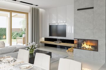  Projekt domu HomeKoncept 24 (KRX1024) - projekt domu parterowego z poddaszem - Zdjęcie 6