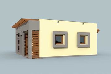  Projekt budynku gospodarczego G253 budynek gospodarczy (SLN2042) - projekt budynku parterowego - Zdjęcie 4