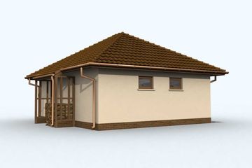  Projekt budynku gospodarczego G79 budynek gospodarczy (SLN1854) - projekt budynku parterowego - Zdjęcie 4