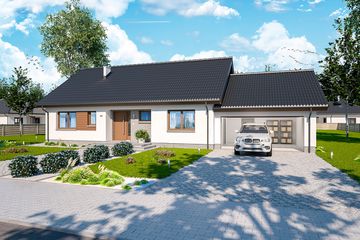  Projekt domu Tamara modern G2 (WOE1116) - projekt domu parterowego - Zdjęcie 2