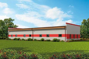  Projekt budynku gospodarczego G258 budynek gospodarczy (SLN2045) - projekt budynku parterowego - Zdjęcie 3