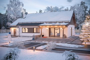  Projekt domu Tamara modern WZ (WOE1117) - projekt domu parterowego - Zdjęcie 3