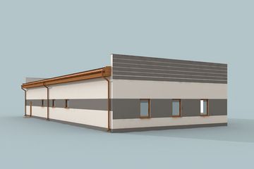  Projekt budynku gospodarczego G262 budynek gospodarczy (SLN2049) - projekt budynku parterowego - Zdjęcie 4
