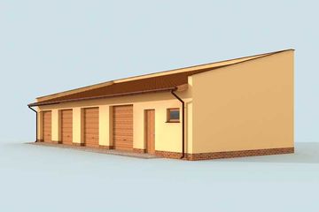  Projekt budynku gospodarczego G268 budynek gospodarczy (SLN2069) - projekt budynku parterowego - Zdjęcie 4