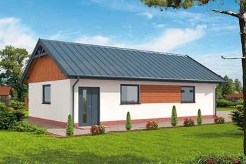  Projekt budynku gospodarczego G272 budynek gospodarczy (SLN2077) - projekt budynku parterowego - Zdjęcie 3