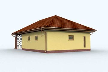  Projekt budynku gospodarczego G119 budynek gospodarczy (SLN1892) - projekt budynku parterowego - Zdjęcie 3