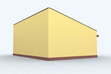  Projekt budynku gospodarczego G120 budynek gospodarczy (SLN1893) - projekt budynku parterowego - Zdjęcie 4