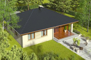  Projekt domu Margo (30 stopni) (WRC2711) - projekt domu parterowego - Zdjęcie 2