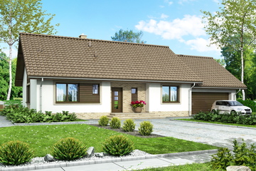  Projekt domu Mokka 5 s2 (WOF1109) - projekt domu parterowego - Zdjęcie 5