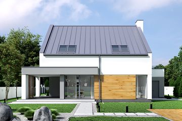  Projekt domu Xavier G2 (LBA1000) - projekt domu parterowego z poddaszem - Zdjęcie 6