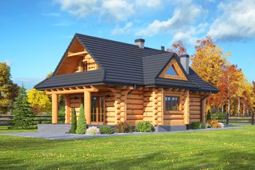  Projekt domu Rytowo 3 dwk (KRP2153) - projekt domu parterowego z poddaszem - Zdjęcie 2