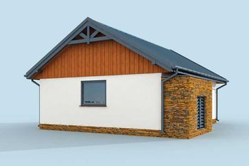  Projekt budynku gospodarczego G274 budynek gospodarczy (SLN2081) - projekt budynku parterowego - Zdjęcie 4