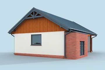  Projekt budynku gospodarczego G275 budynek gospodarczy (SLN2082) - projekt budynku parterowego - Zdjęcie 4