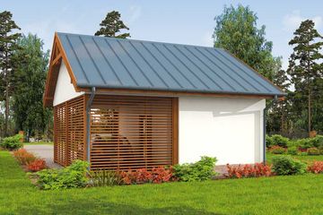  Projekt budynku gospodarczego G278 budynek gospodarczy (SLN2085) - projekt budynku parterowego - Zdjęcie 3