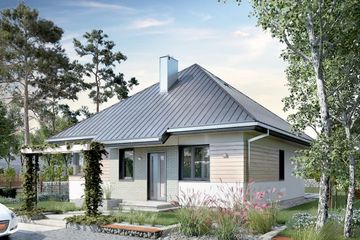  Projekt domu Fiołek (1505) (KRD2655) - projekt domu parterowego - Zdjęcie 2