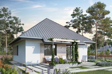  Projekt domu Fiołek (1505) (KRD2655) - projekt domu parterowego - Zdjęcie 4