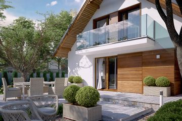  Projekt domu Wanilia (BSA2141) - projekt domu parterowego z poddaszem - Zdjęcie 2