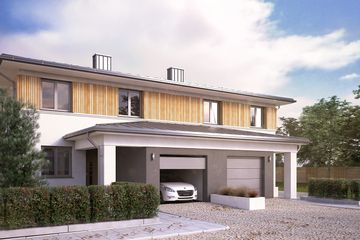  Projekt domu Karminowy (BSA2146) - projekt domu z pełnym piętrem - Zdjęcie 3