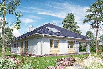  Projekt domu Kordian (1613) (KRD2763) - projekt domu parterowego - Zdjęcie 4