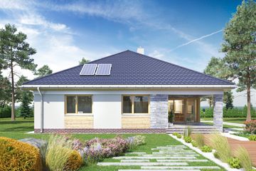  Projekt domu Kordian (1613) (KRD2763) - projekt domu parterowego - Zdjęcie 5