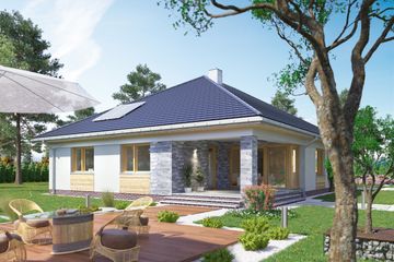  Projekt domu Kordian (1613) (KRD2763) - projekt domu parterowego - Zdjęcie 6